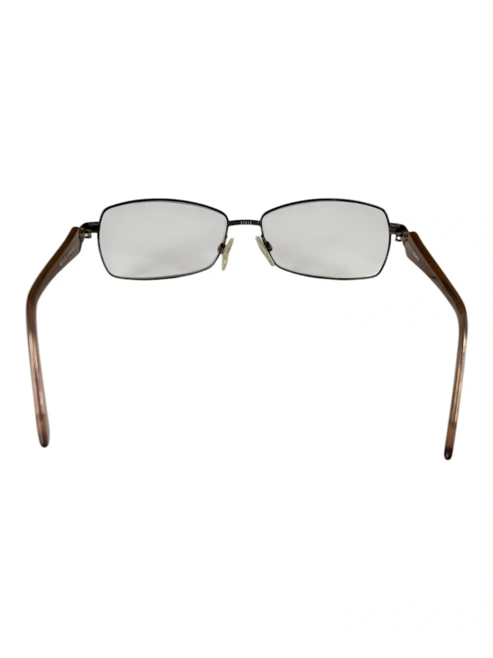 RS/Steffani Rectangular Brown Metal Rim Glasses RSS 03 COL 10 57X15-135